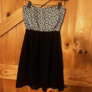 Body Central Black Dress Women's Small Above Knee NWT